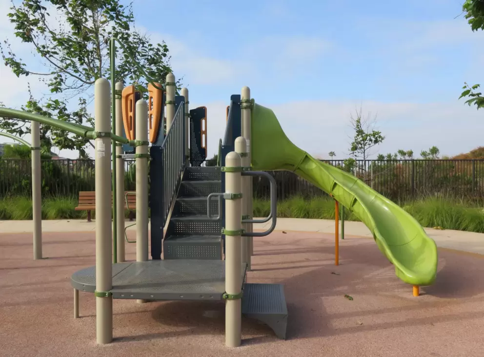 Green slide. 