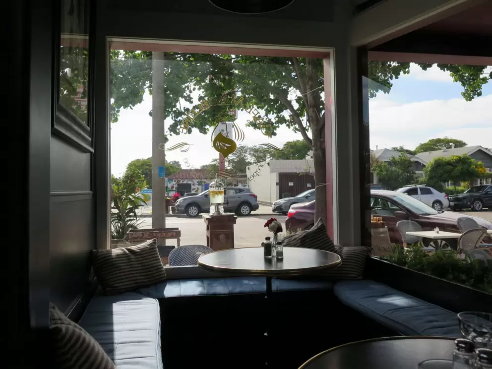 Inside Cafe Madeleine.