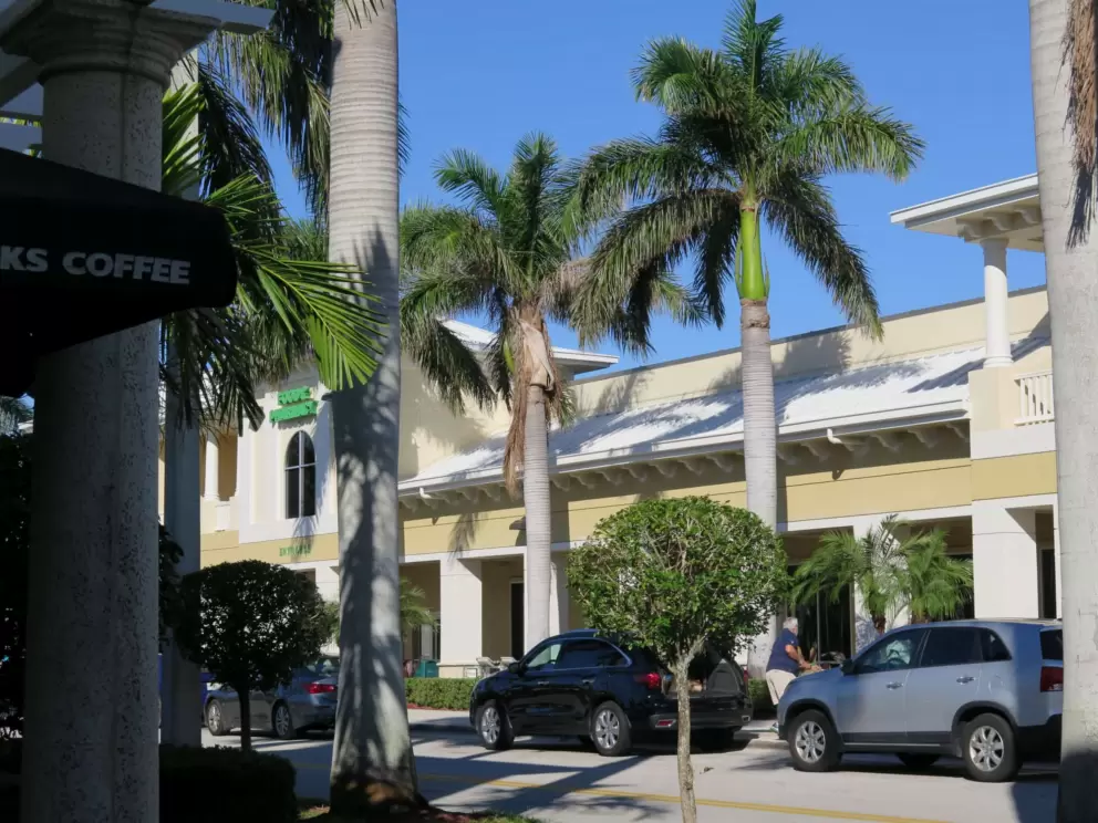 View from Starbucks Coffee, in Sea Plum Town Center, at the Botanica neighborhood. 