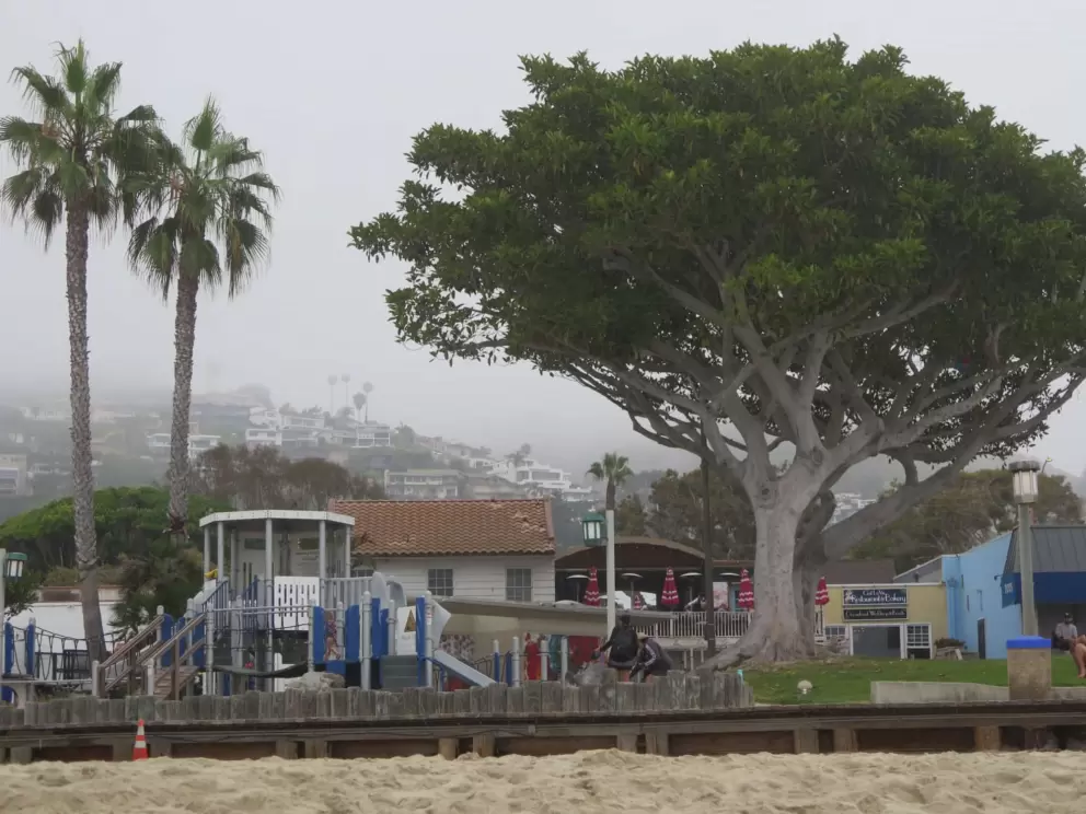 The playground at Main Beach. 
