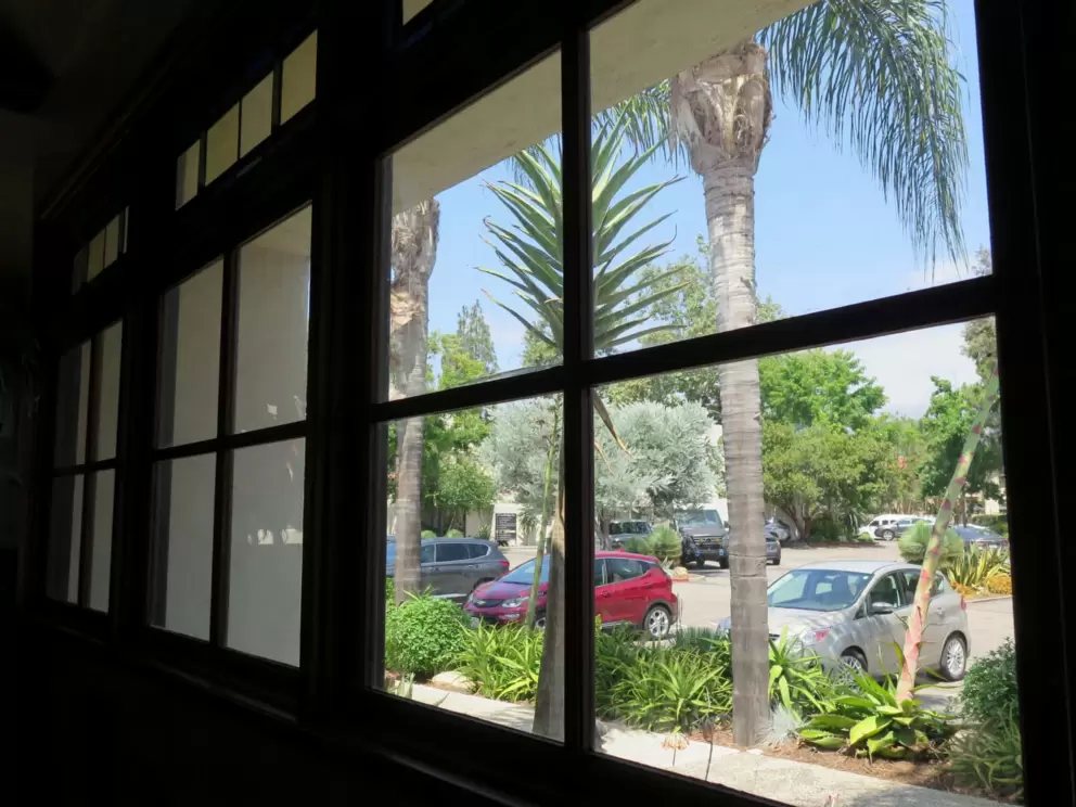 The view from the windows at Natural Cafe is excellent!