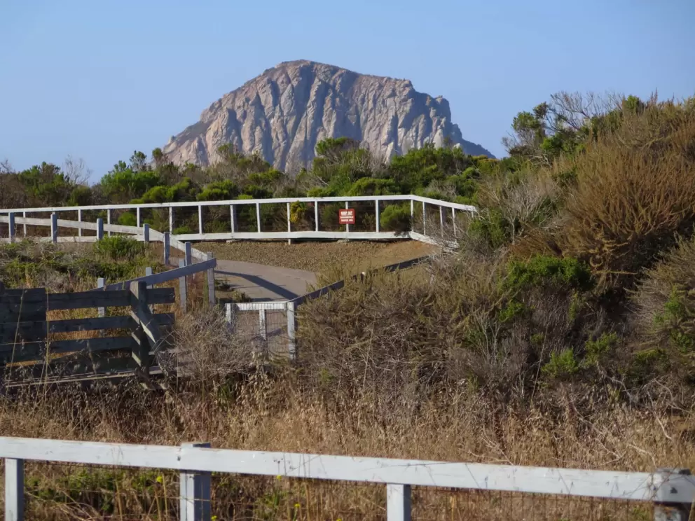 Morro Rock and the walking path!