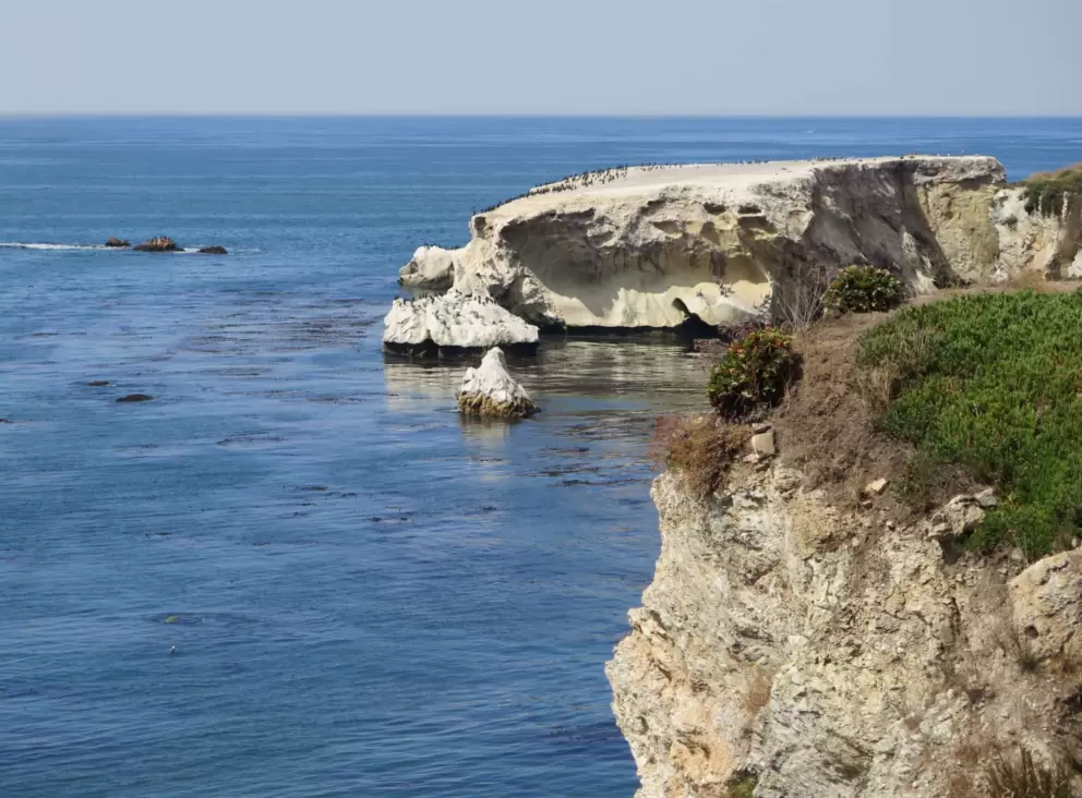 The rock formations you can see from the park. 