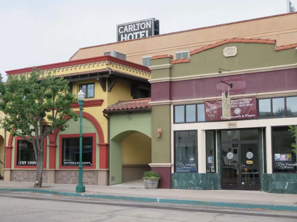 Carlton Hotel, built in the early 1900s. 