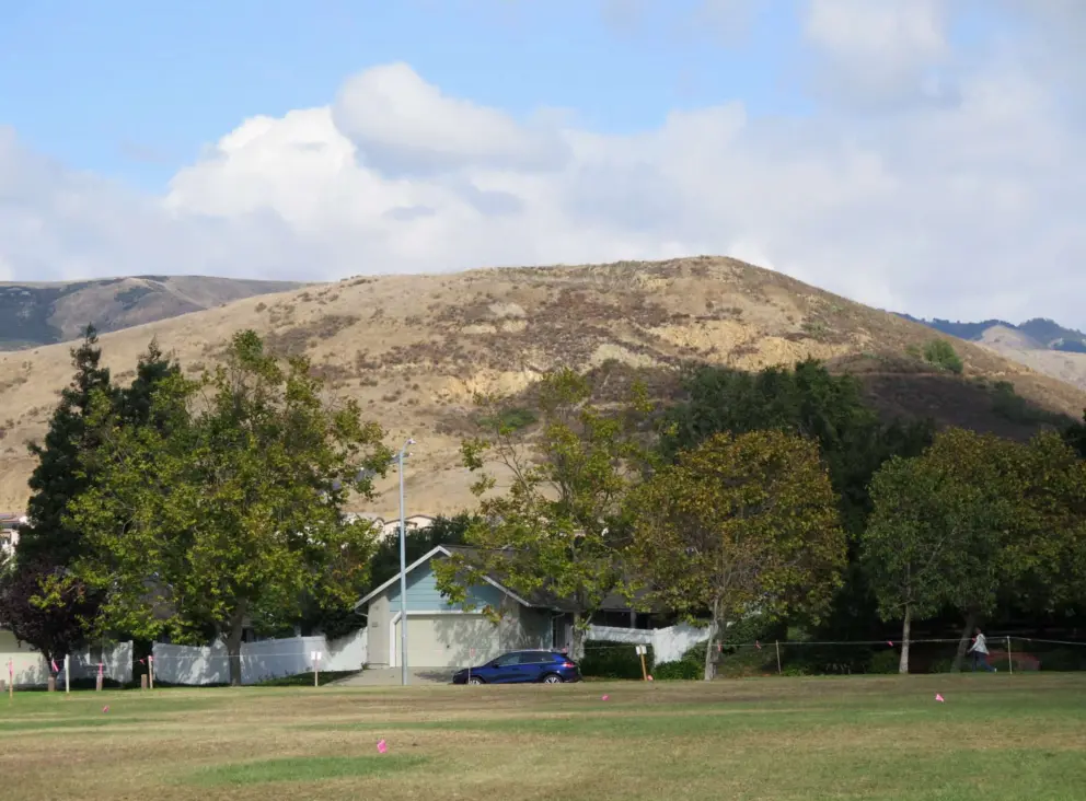 Righetti Hill, as seen from French Park. 