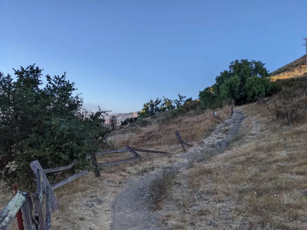 The trail. 