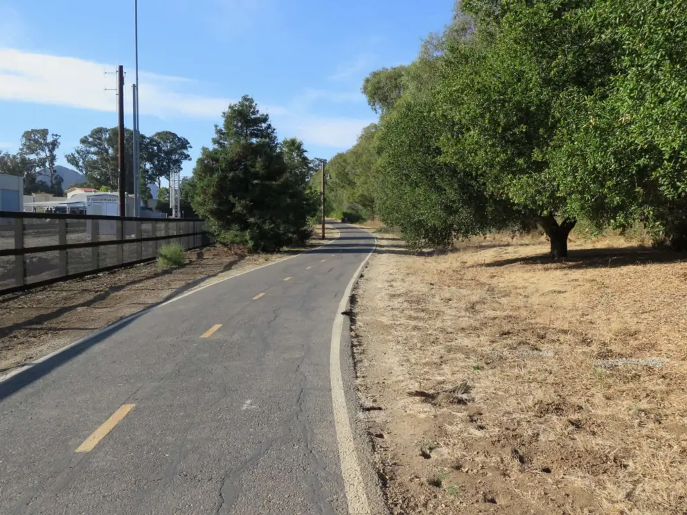 It's industrial next to the bike path. 