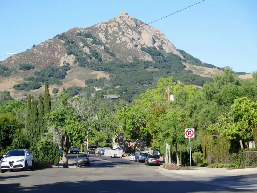 View of Bishop Peak in the neighborhood. 
