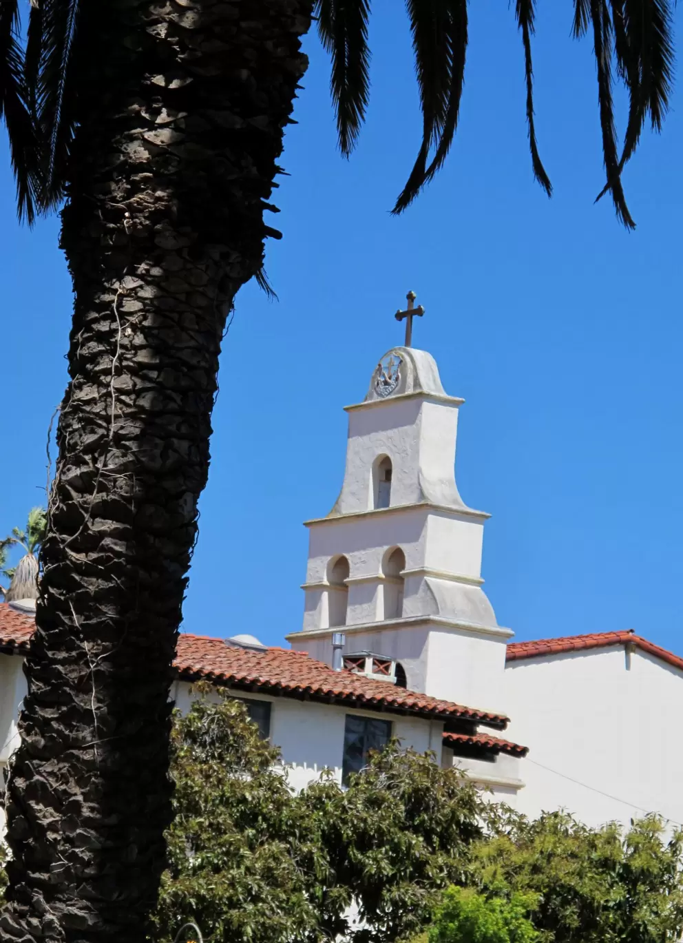 The campanario on Garden Street Academy campus.