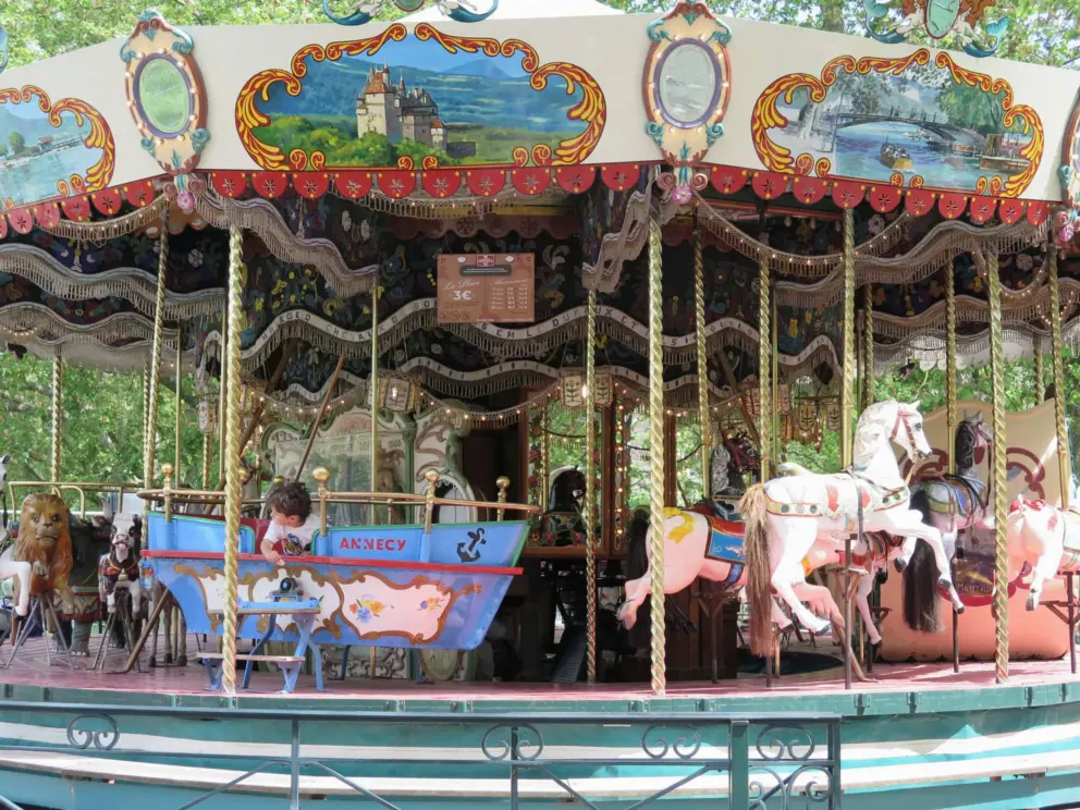 The carousel, built in 1901. 