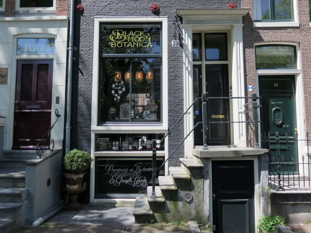 A pretty building, Black Moon Botanica. 