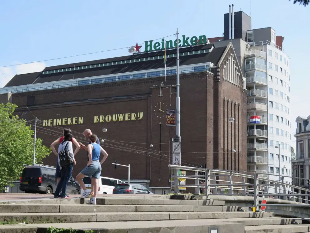 The Heineken Experience is across the street. 