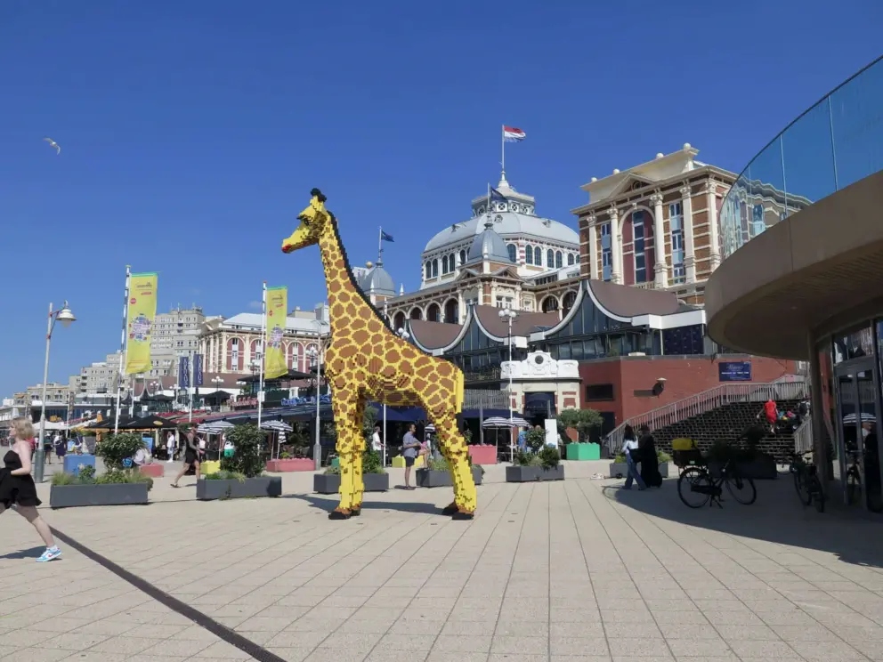 Lego giraffe, and Kurhaus Hotel. 