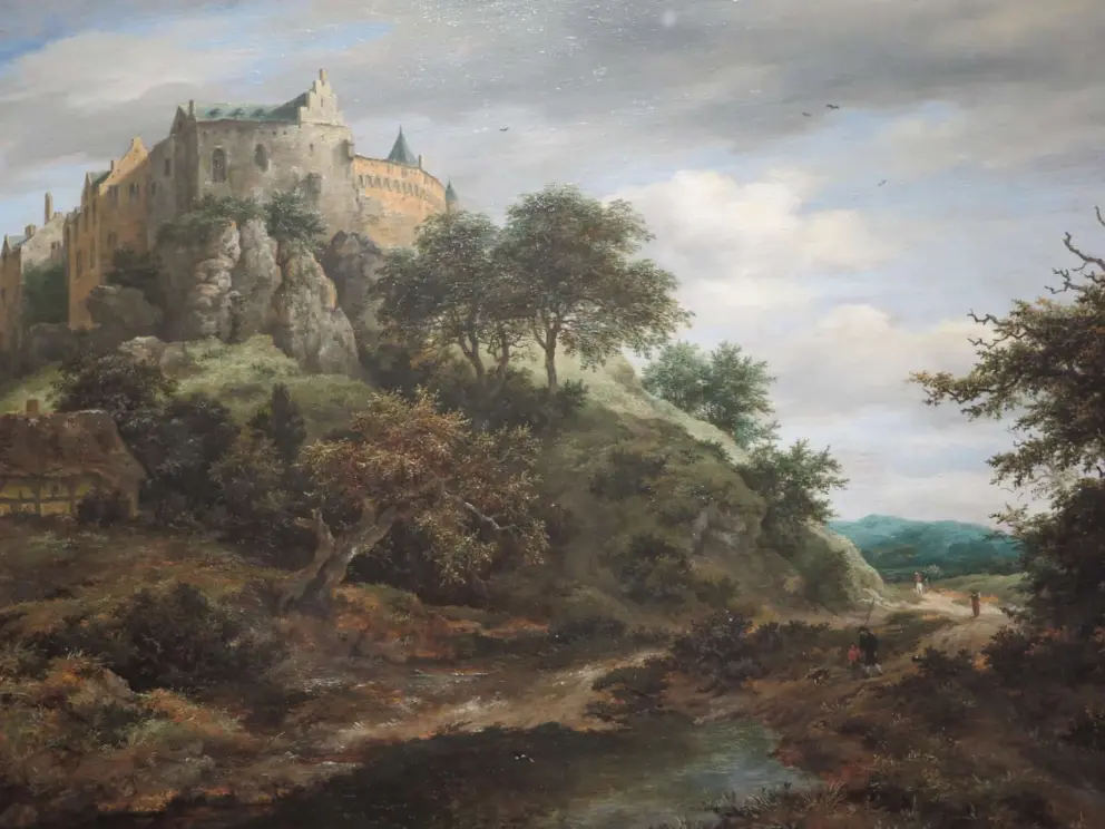 View of Bentheim Castle, by Jacob van Reisdael, 1654. 