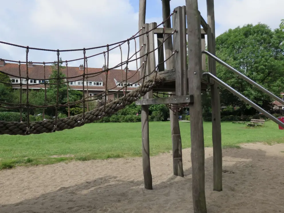 Rope bridge. 