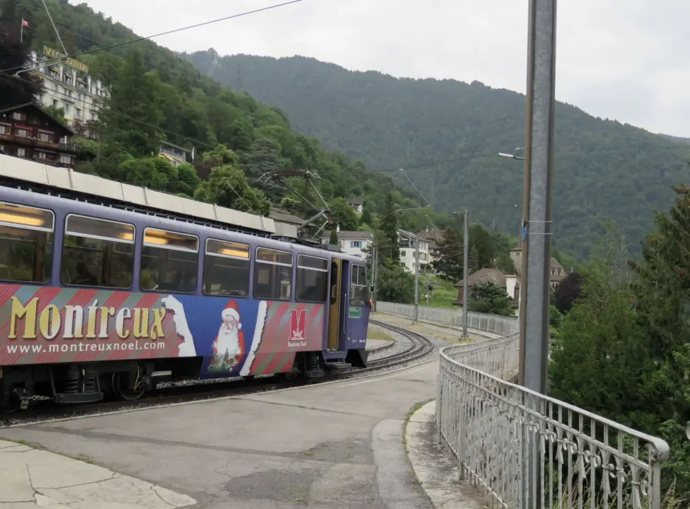 The Christmas train.