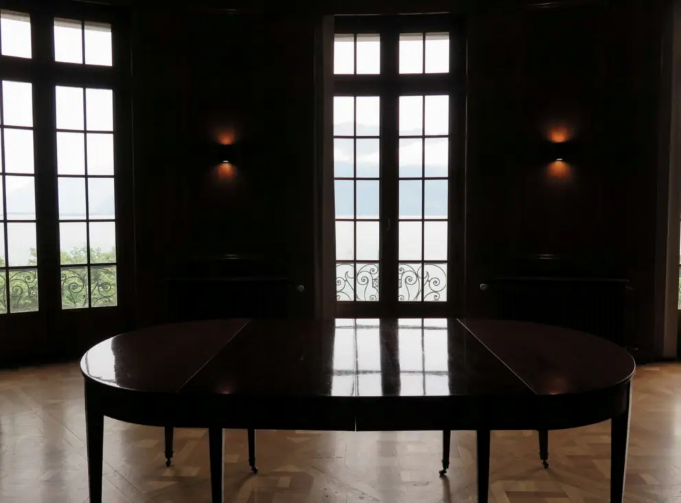 The grand room where Nestle meetings were held. 