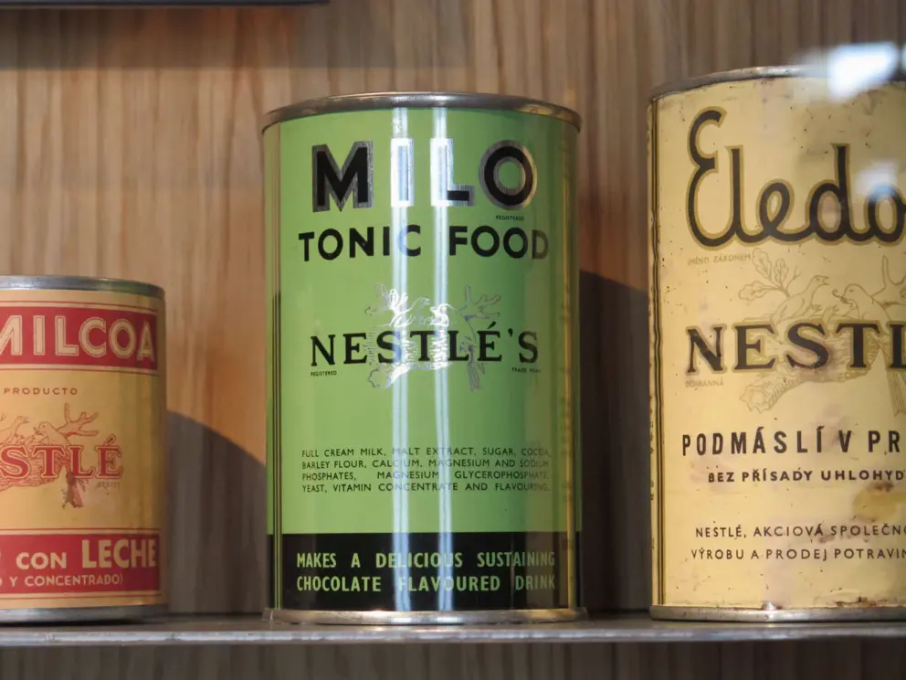 Milo! That makes a very yummy chocolate drink when added to milk!