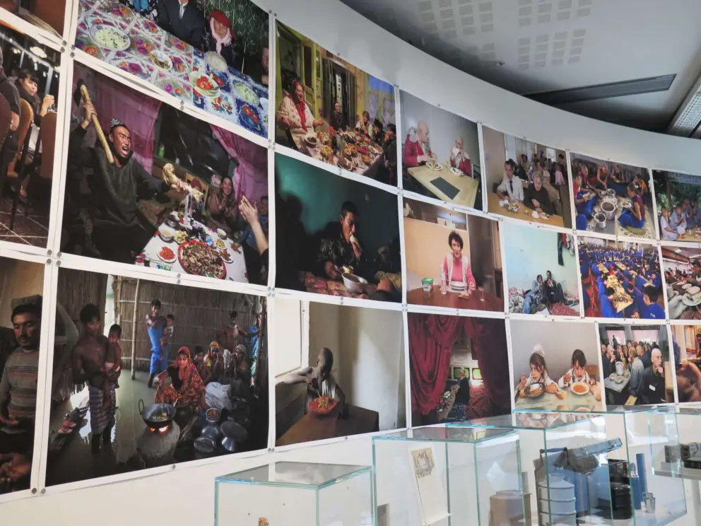 The way people eat food around the world. 