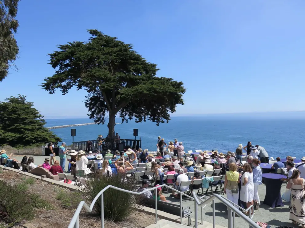 Live at the Lighthouse Concert Series. What a spot for a concert!