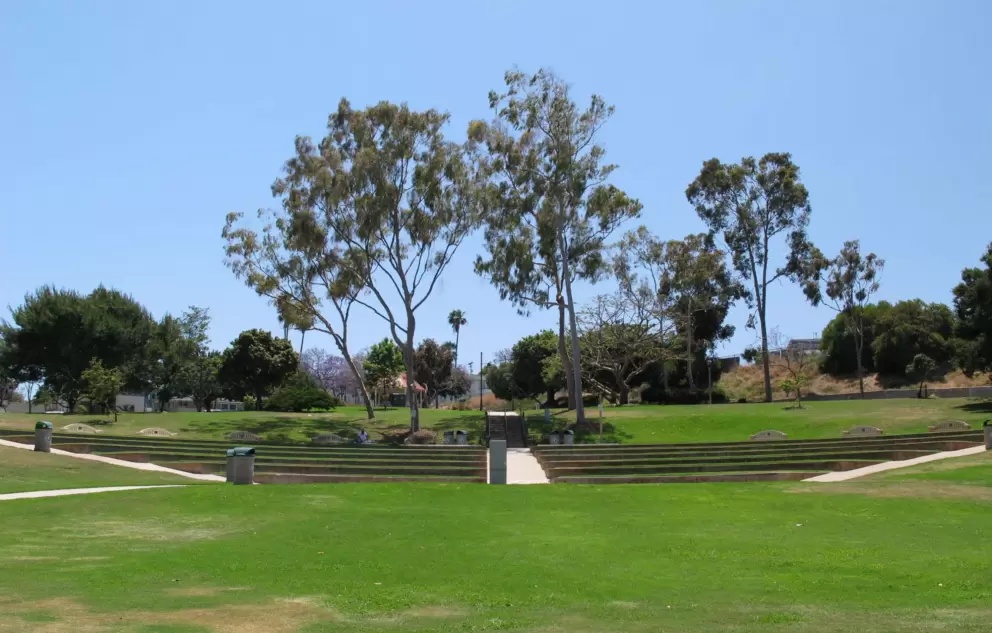 Amphitheater at Polliwog Park.