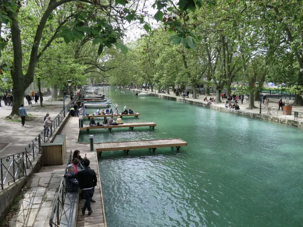 Docks on Canal du Vasse. 