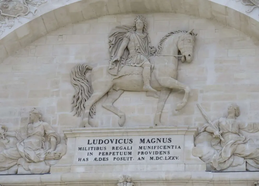 Wall relief outside the museum. 
