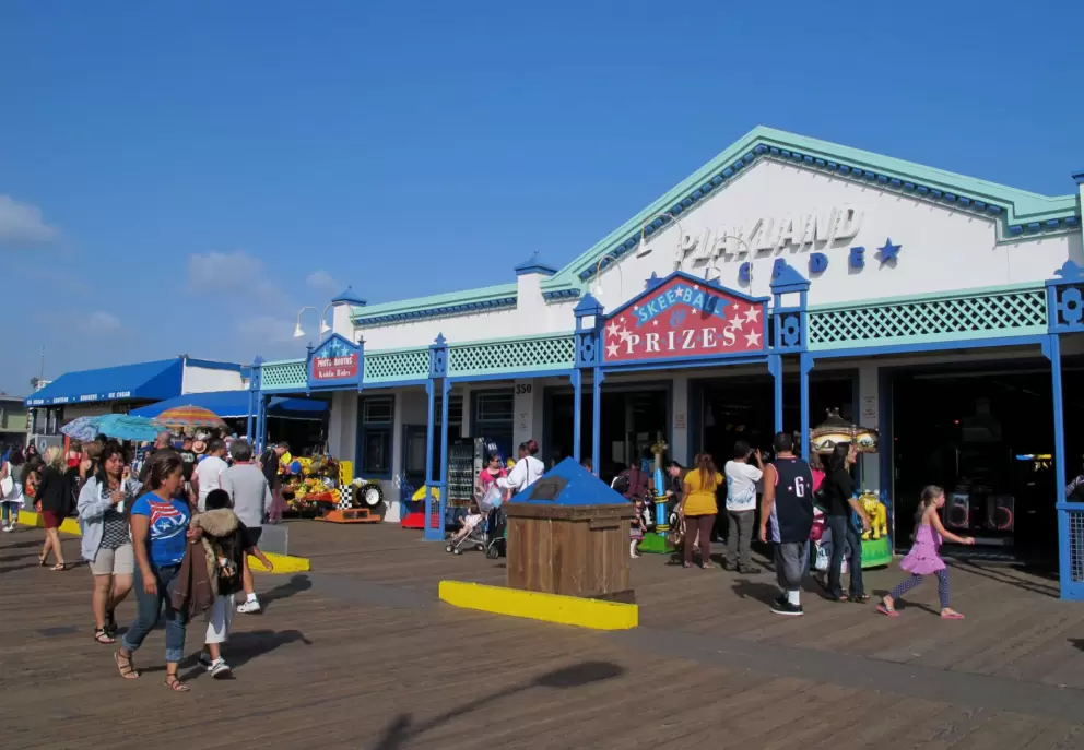 Playland Arcade, on the pier.
