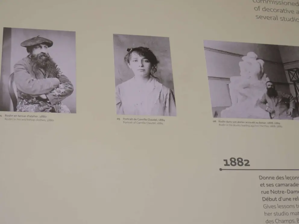 Auguste Rodin and Camille Claudel.