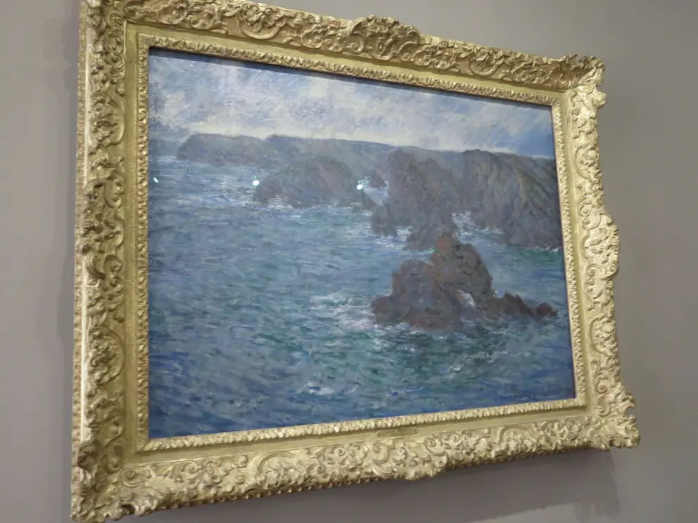 Painting of Belle-Ile-en-Mer, by Claude Monet.