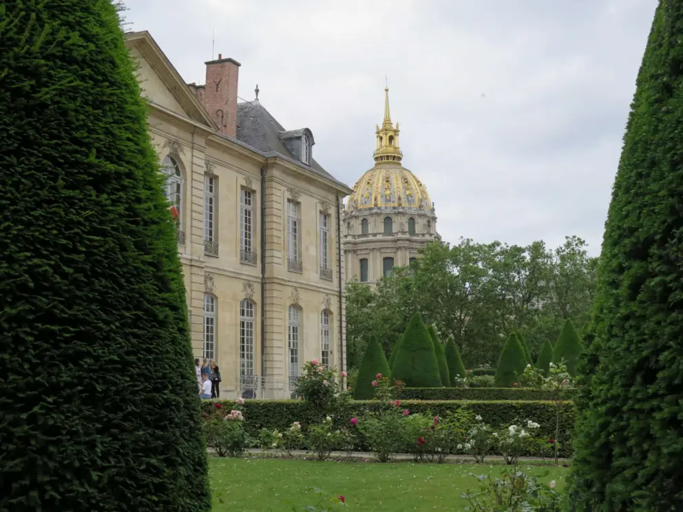 View of the Dome des Invalides from the garden.