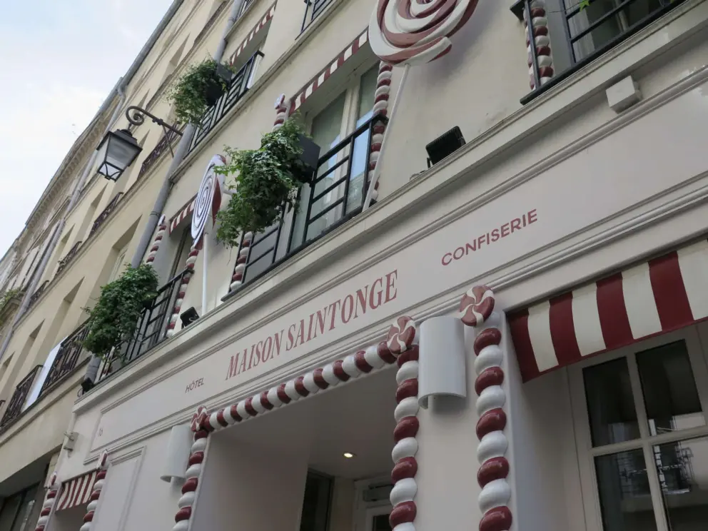 A hotel and confiserie, Maison Saintonge- so cute!