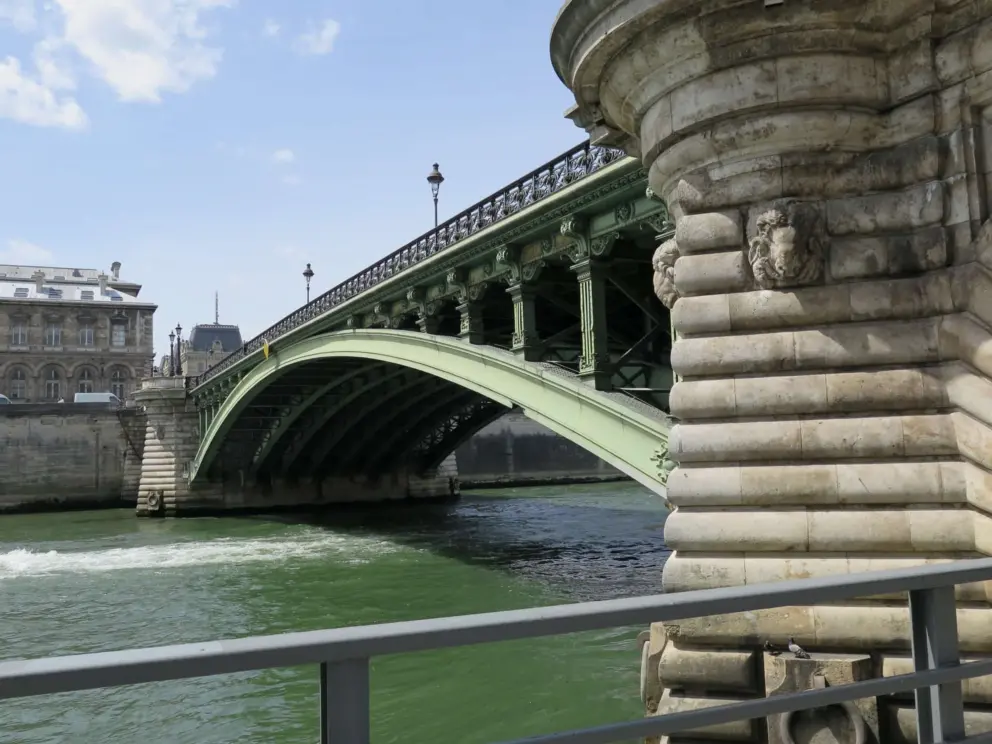 Pont Notre Dame, a very old bridge.
