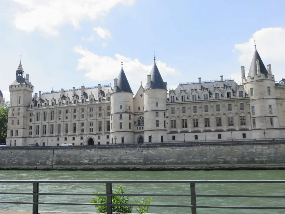 The Conciergerie and blue sky. 