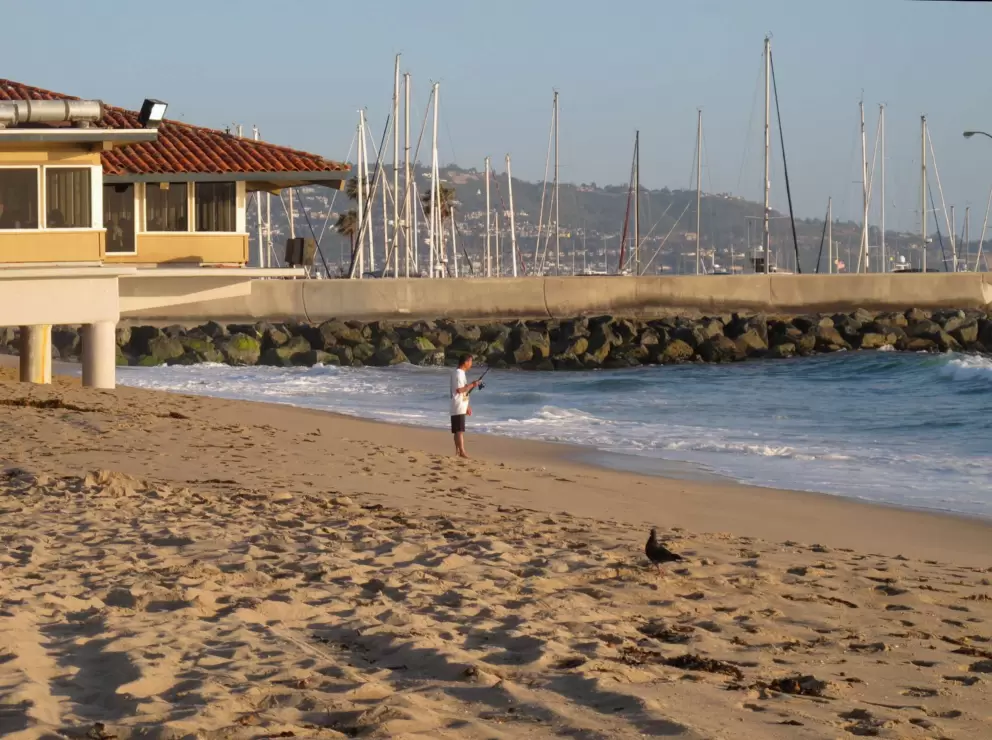 Fishing at Redondo Beach.