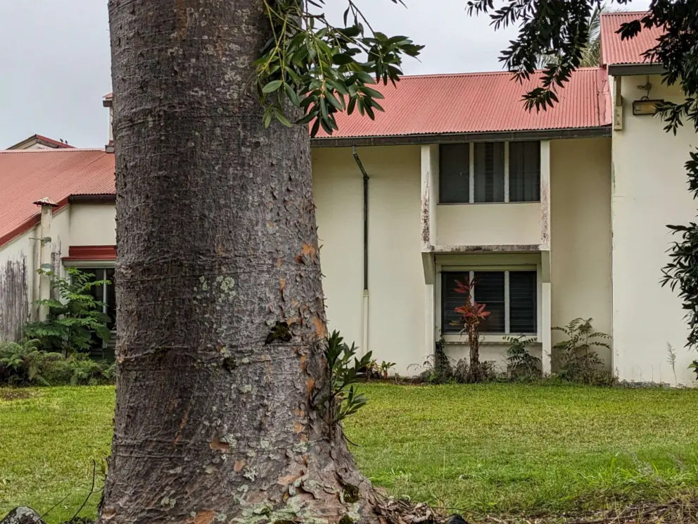Older building on campus. 
