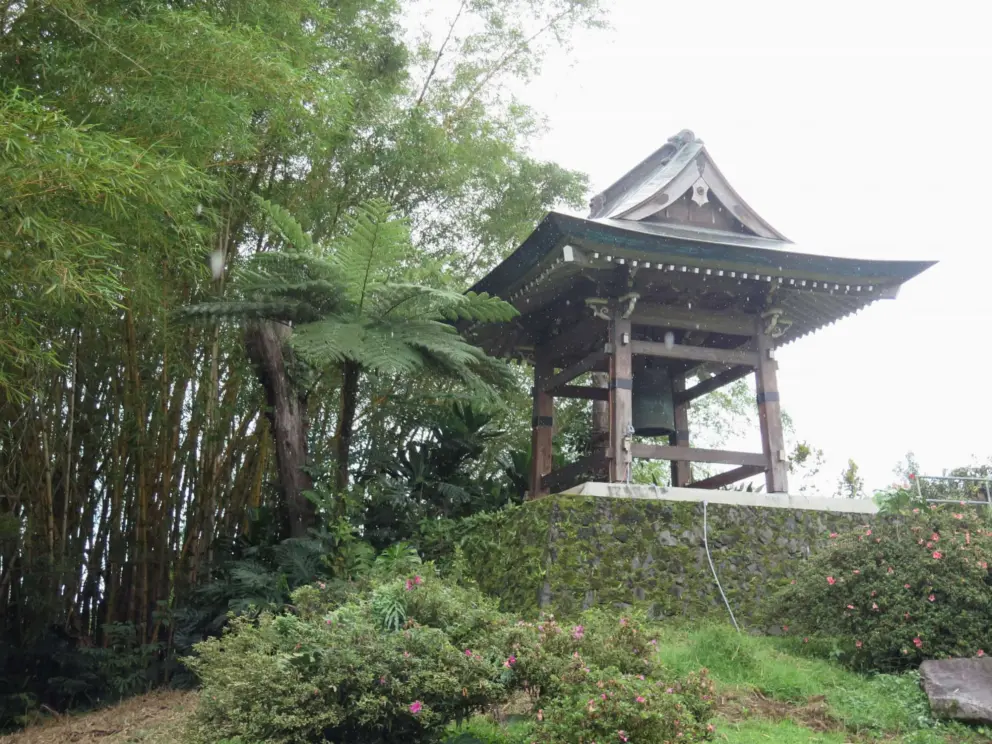 The gazebo. 