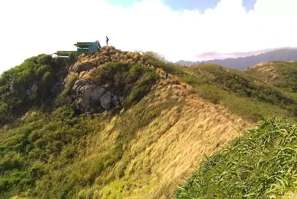 The bunker sits perched with the finest view of the coastline.