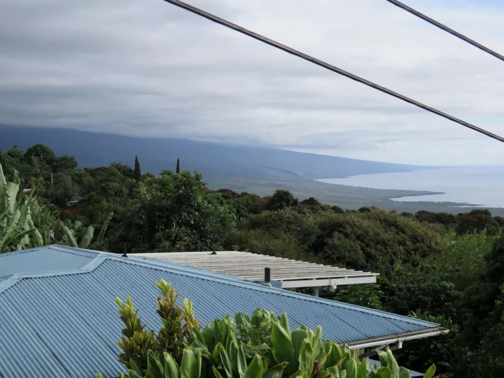 The slopes of Mauna Loa, on the drive to the church. 