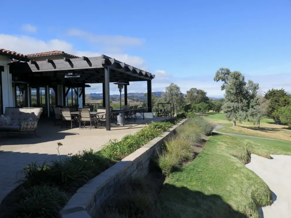 The dining area, for members and their guests, at SLO Country Club.