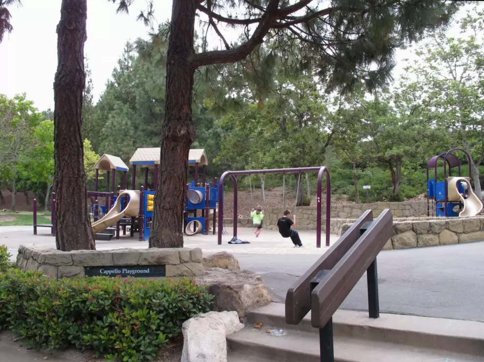 Cappello Playground, near the baseball fields.