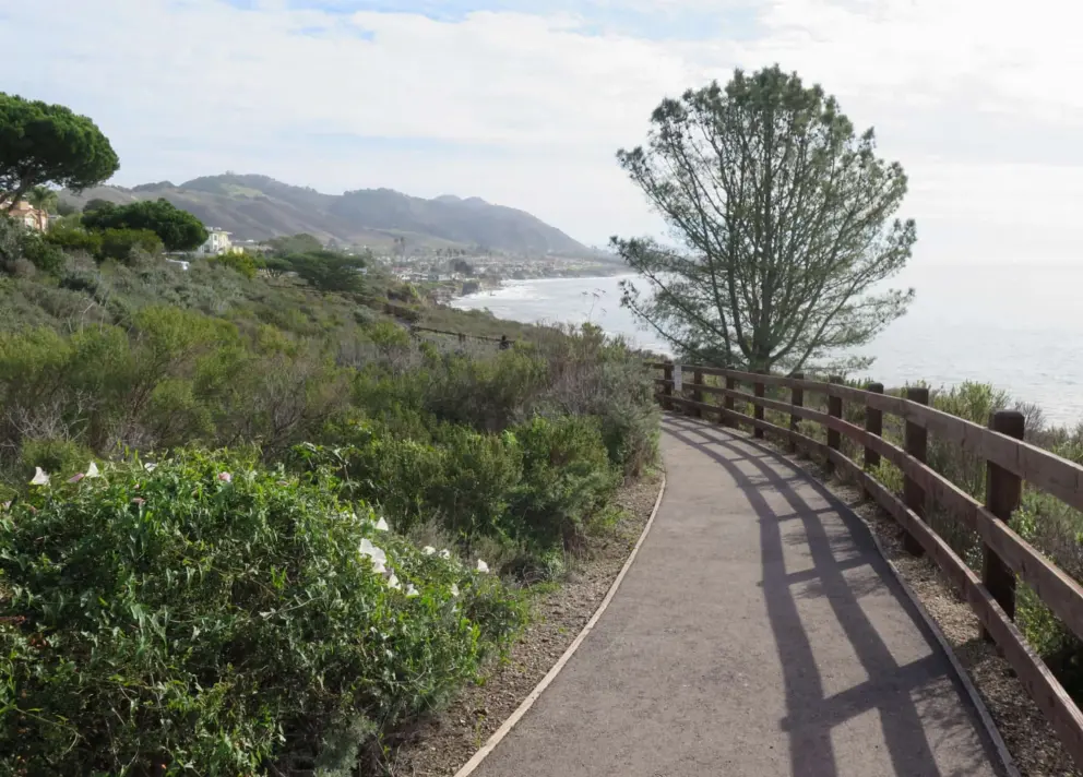 Looking toward Oceano on the path. 