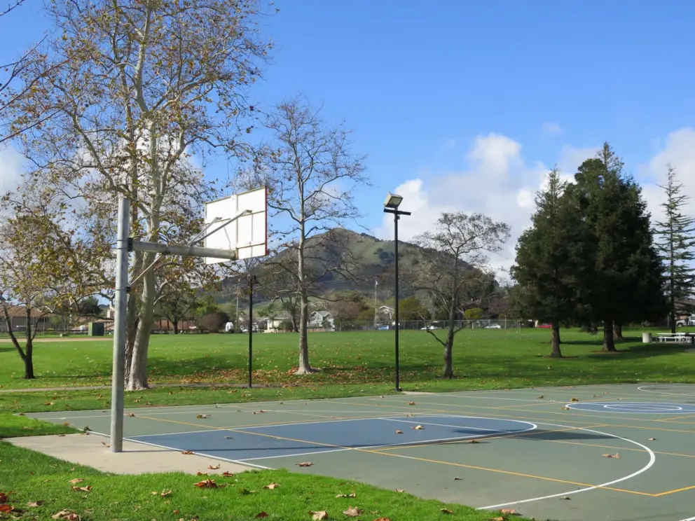 Basketball court. 