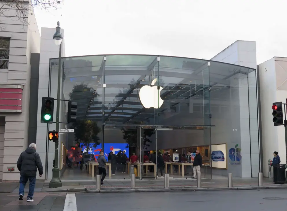 Apple store. 