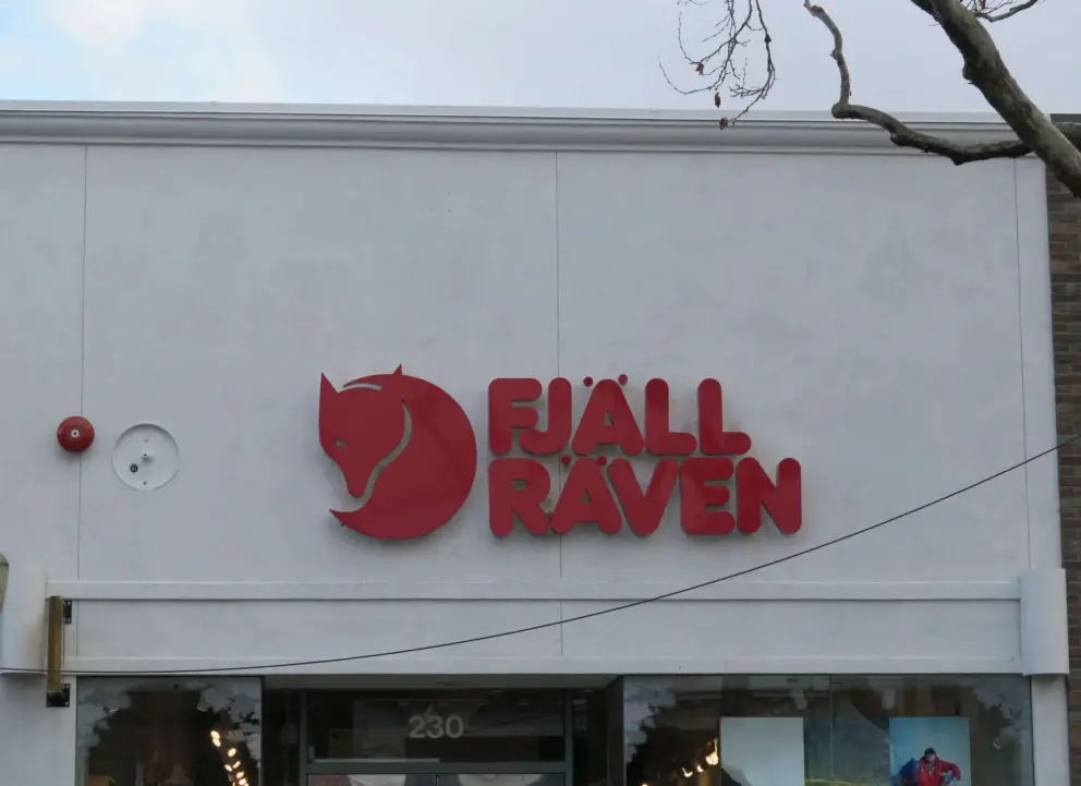 Fjall Raven store. 