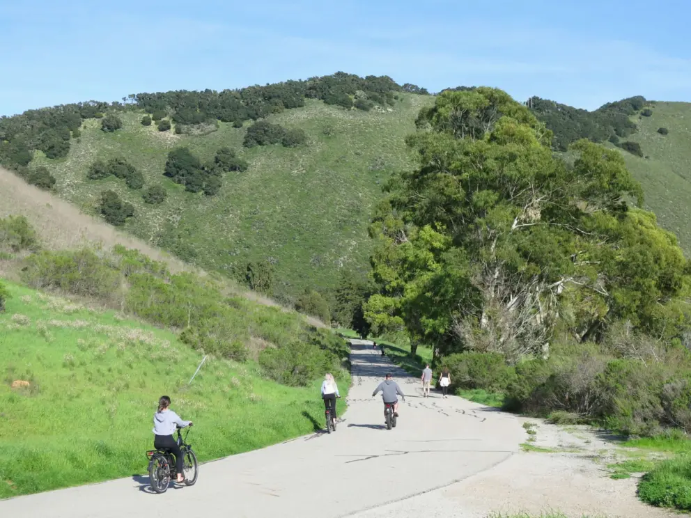 The ebikes on the trail are hazardous.