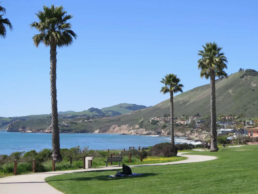 South Palisades Park, a gorgeous spot to enjoy after your walk.