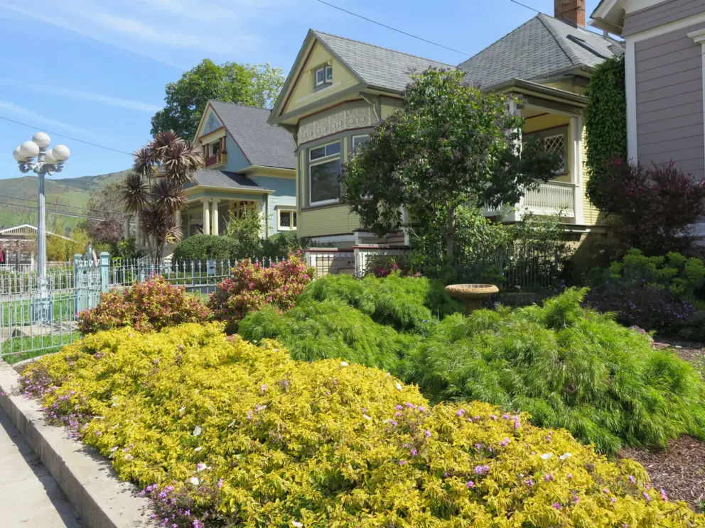 The nicest area is the top of the hill, at Buchon Street and Garden Street. 