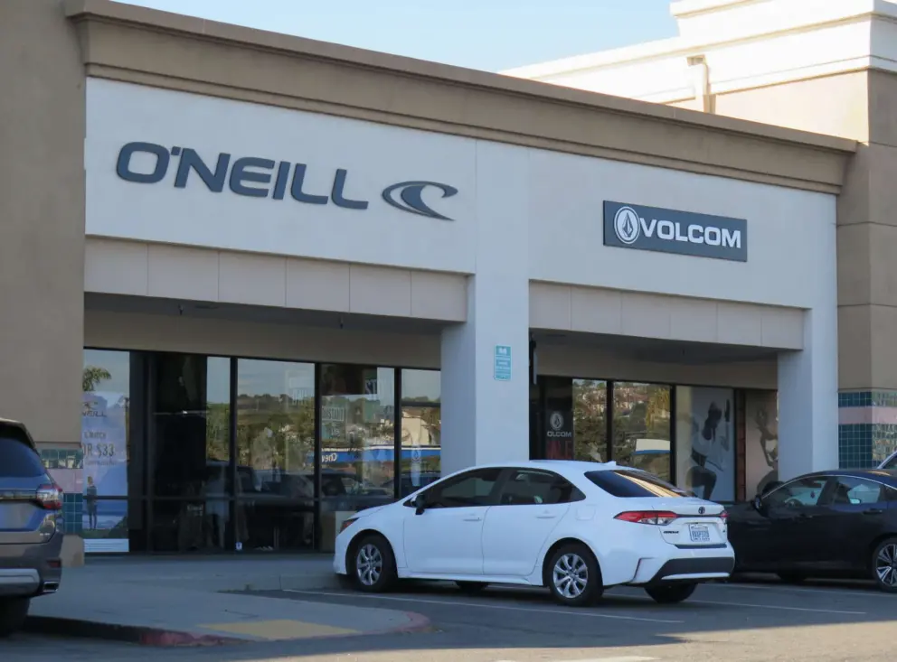 O'Neill and Volcom, for the surfers. 