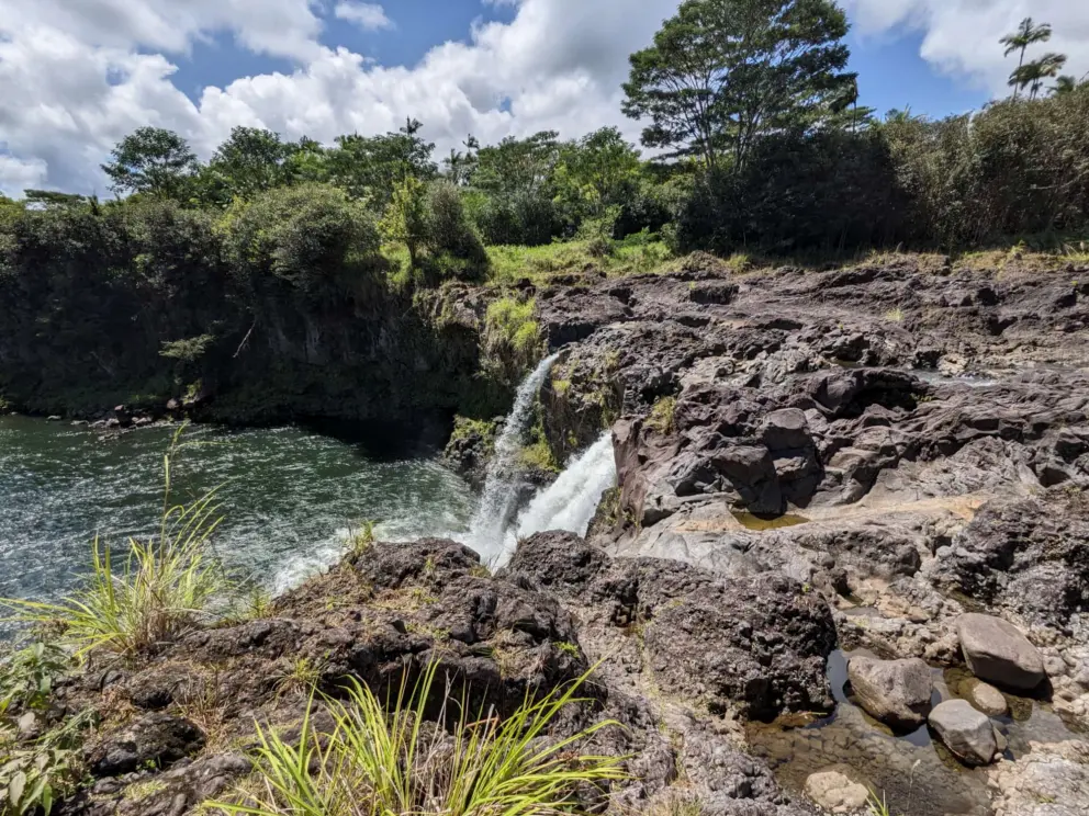 The lovely setting for the waterfalls. 